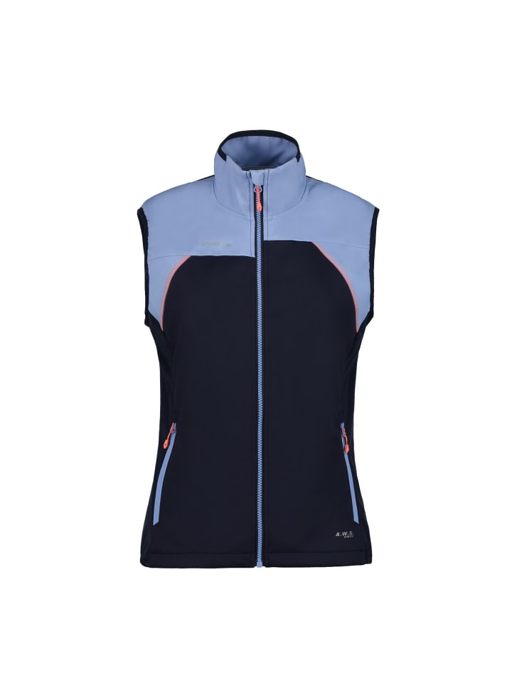 Branson Softshell Weste in blau