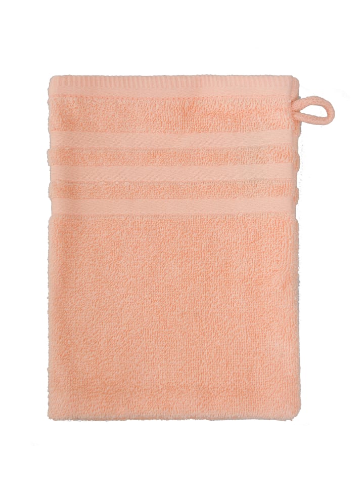 Waschlappen in Apricot