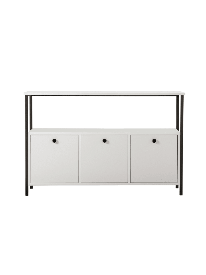 Sideboard SIENNA in Weiß - (W)120 x (H)77 x (L)29,5 cm