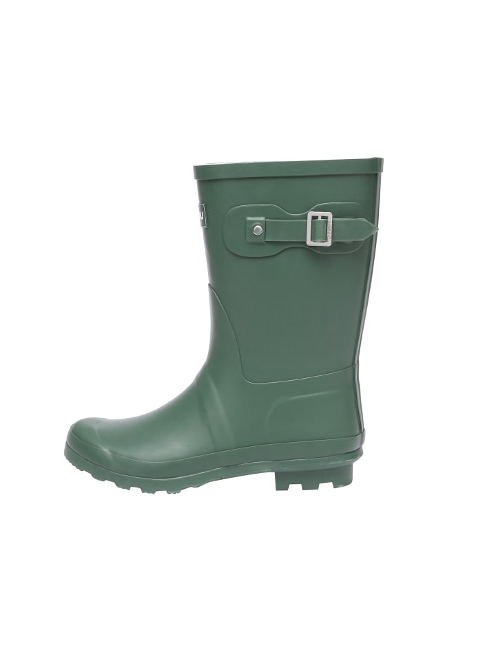 Halbschaft Gummistiefel Penguin in Oliv