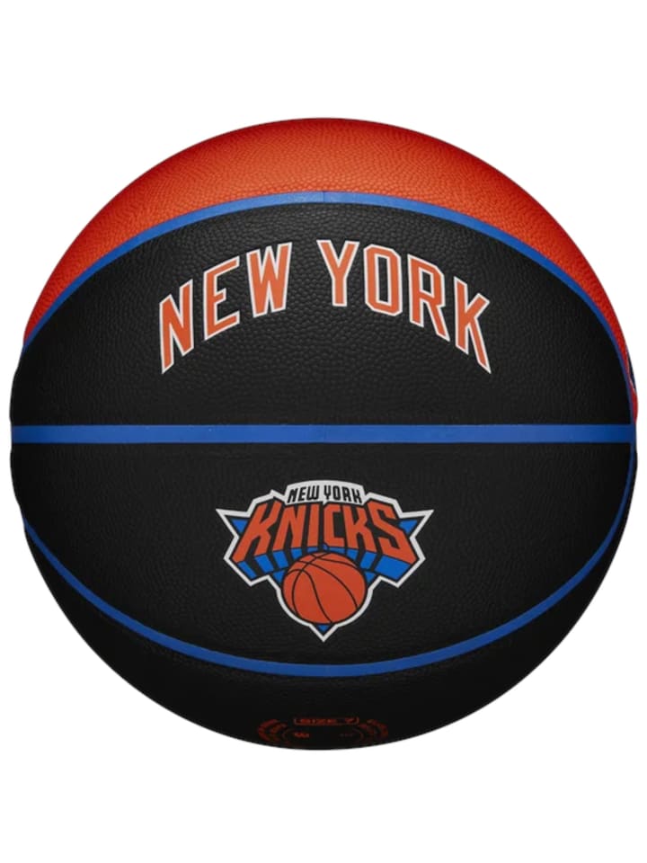 Wilson NBA Team City Collector New York Knicks Ball in Schwarz