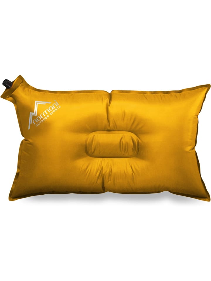 Selbstaufblasendes Thermokissen QuickFit in Orange