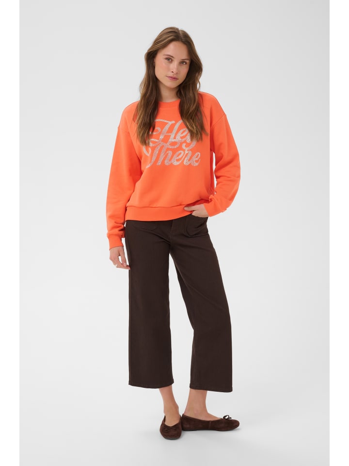 Sweatshirt KArosita Oversize fit in Tigerlily