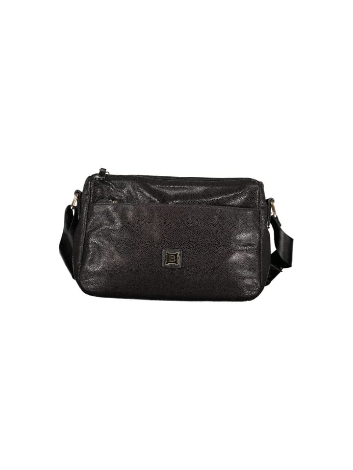 Schwarz Polyester Damen Handtasche