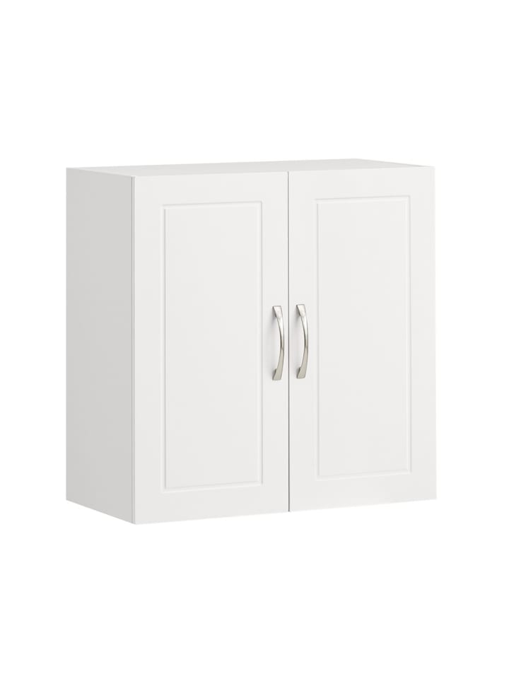 Wandschrank in Mattweiß - (W) 30 x (H) 60 x (L) 60 cm