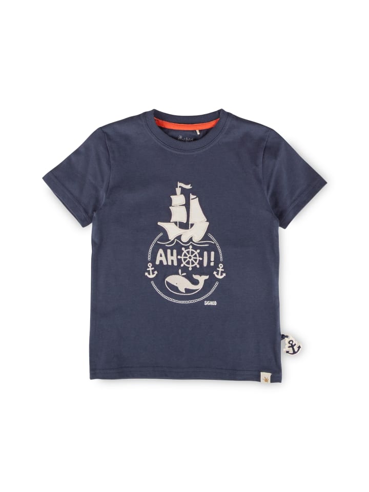 T-Shirt Ahoi Little Pirate in Dunkelblau