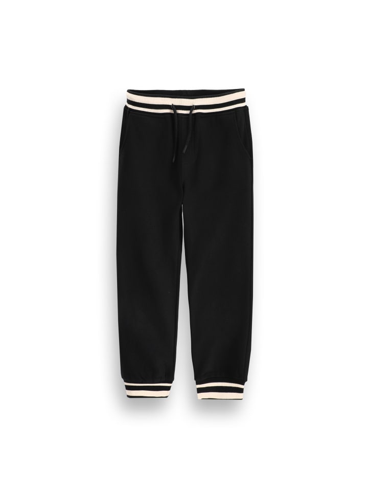 Gefütterte Jogginghose in schwarz