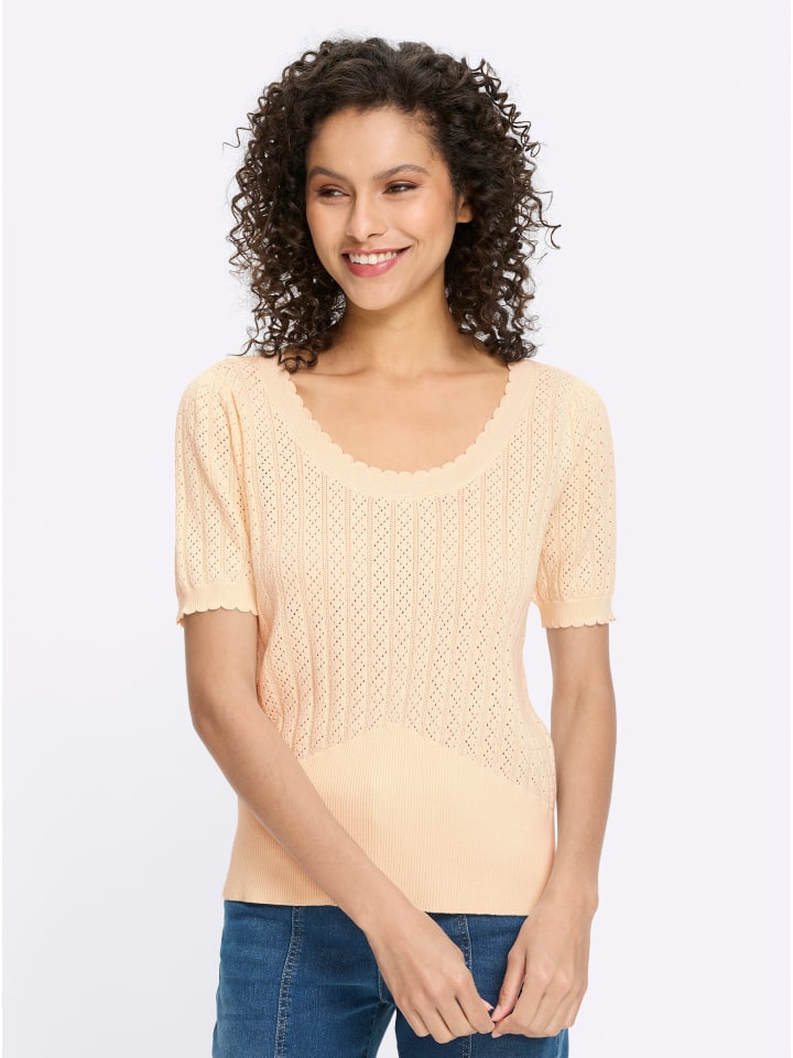 Pullover in champagner