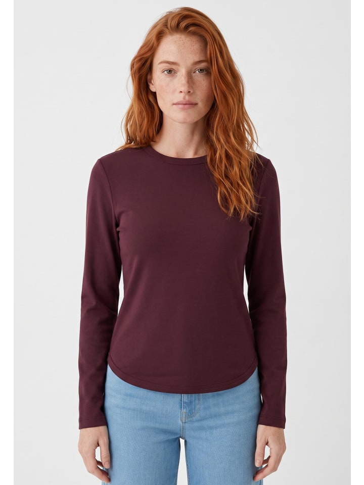 Longsleeve "WOR22207" in Dark Wine