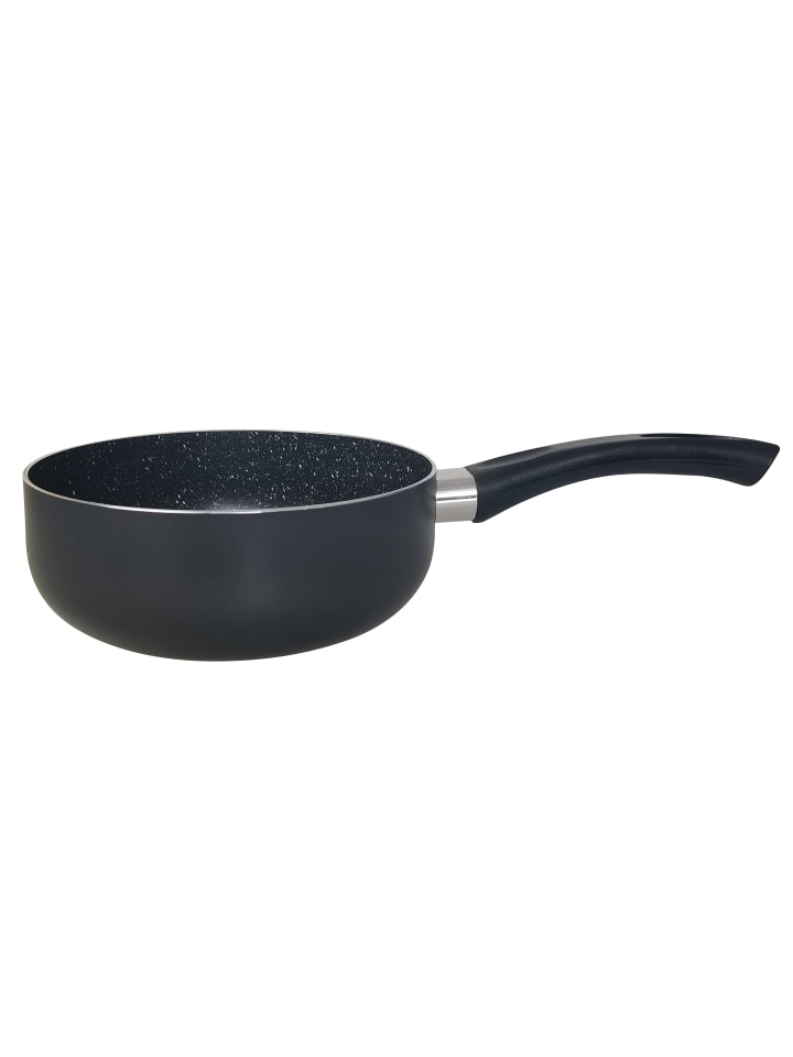 Pfanne Stiel Kasserolle 18cm in Schwarz