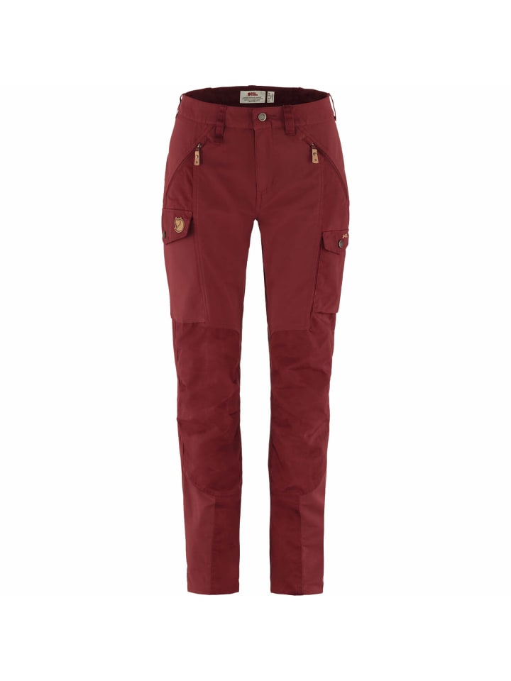 Outdoorhose Nikka Curved Trousers W in Dunkelrot