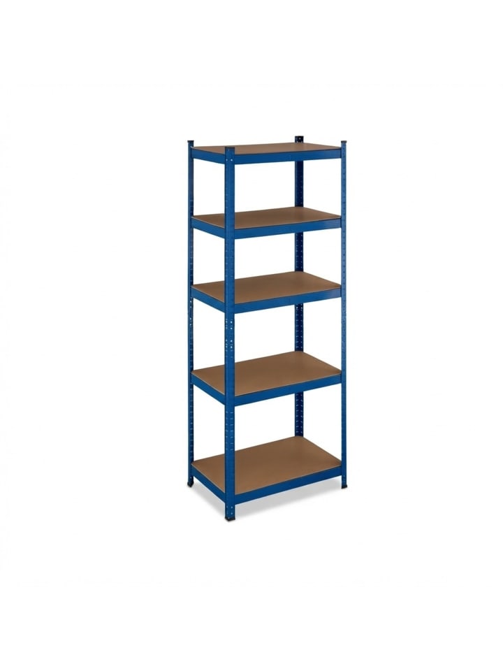 Schwerlastregal in Blau - (B)70 x (H)180 x (T)45 cm