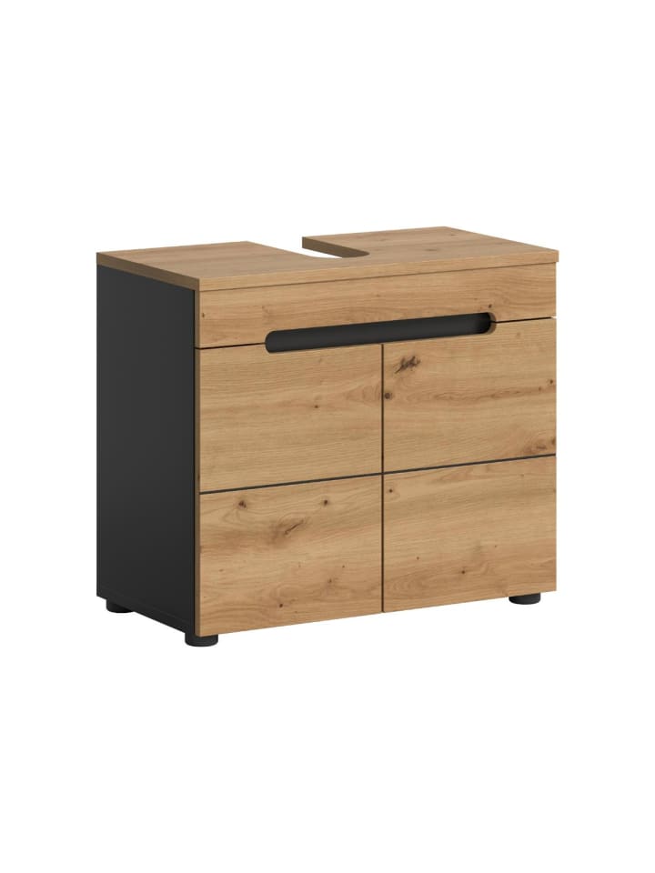 Waschbeckenunterschrank Canu Eiche 63 x 34 cm