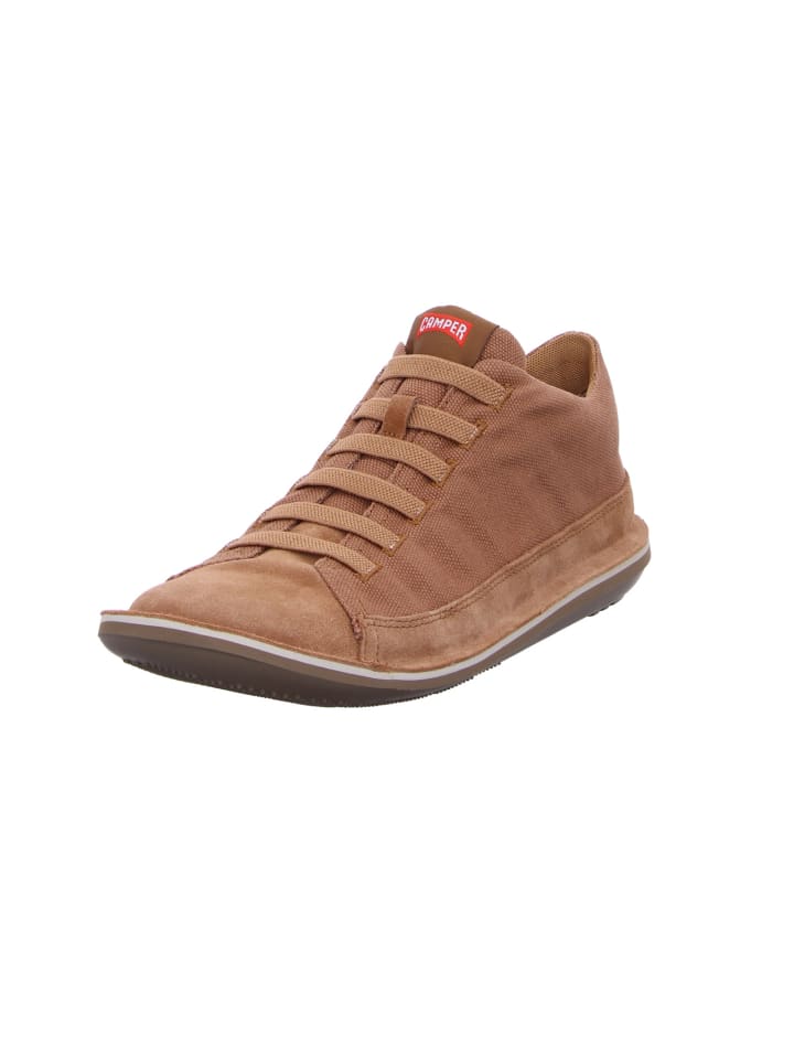 Schnürschuh in beige