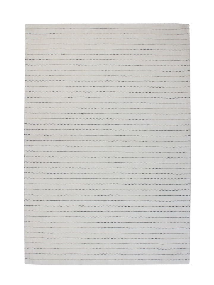 Kurzflor Teppich Pirmin 110 in Weiß Grau