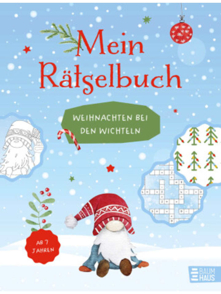 Buch - Mein Rätselbuch - Weihnachten bei den Wichteln