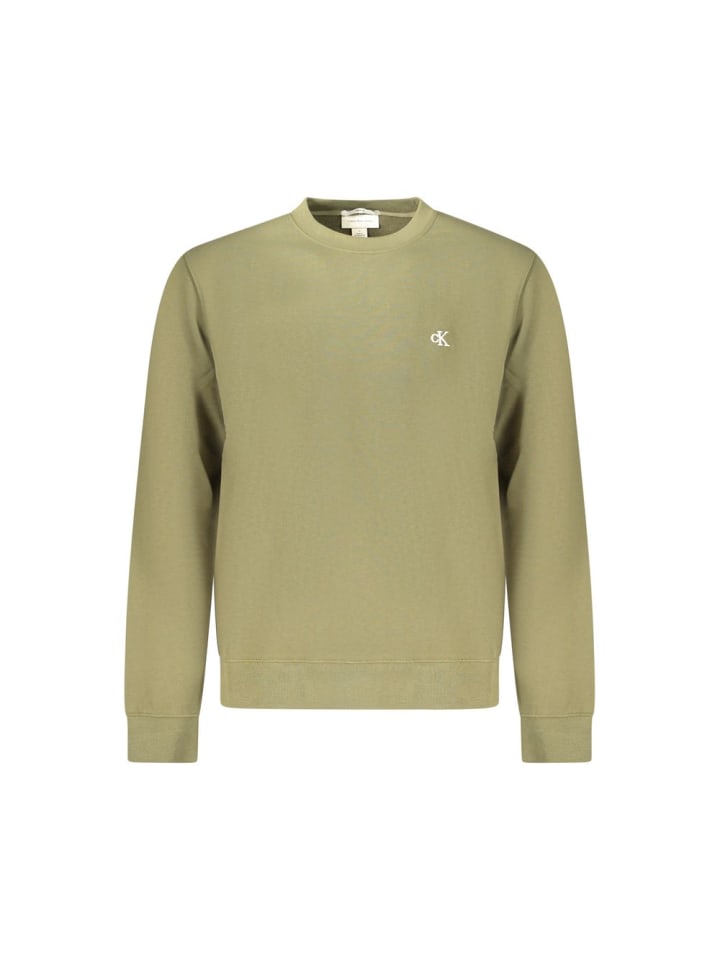 Grün Baumwolle Herren Sweatshirt