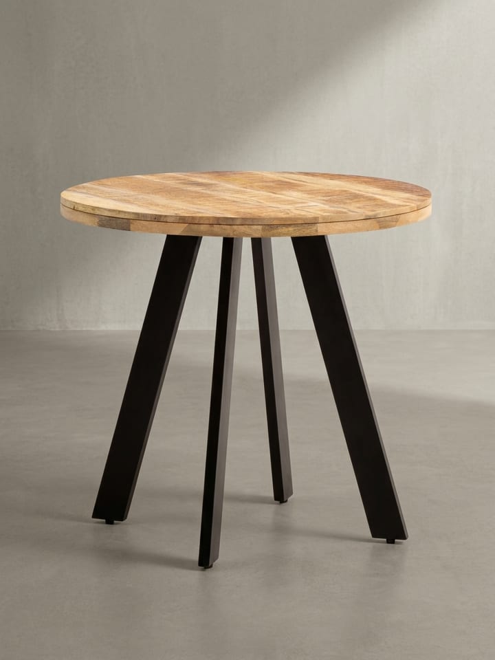 Esszimmertisch 80x80x75 cm Massivholz Esstisch Modern,