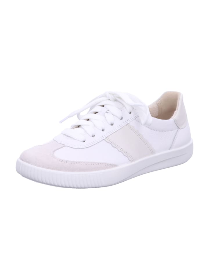 Damen- Schnürschuhe Halbschuh Leder \ SILENCE in Weiß