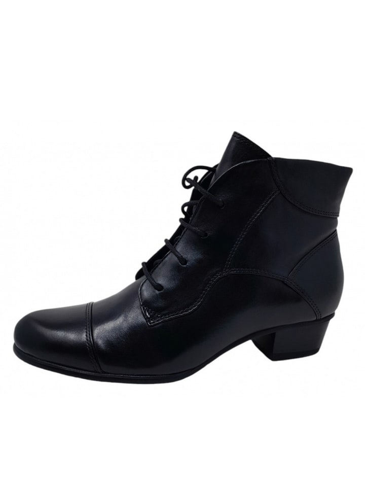 Schnürstiefelette in Weiß
