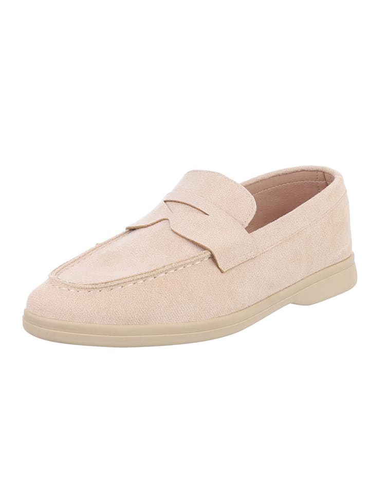 Halbschuh in Beige