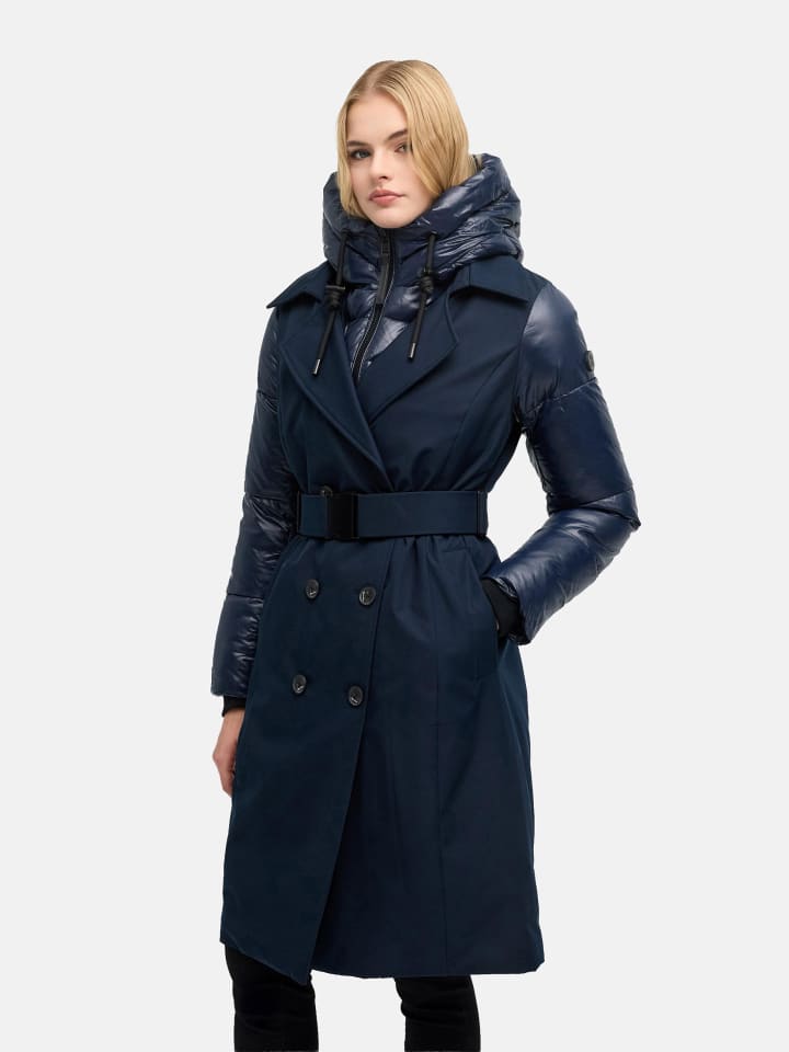 Trenchcoat City-Glow 14 in Navy