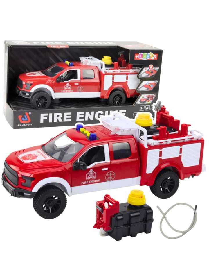 Feuerwehrauto Löschwasser Lichtgeräusche Weiß Rot 1:12