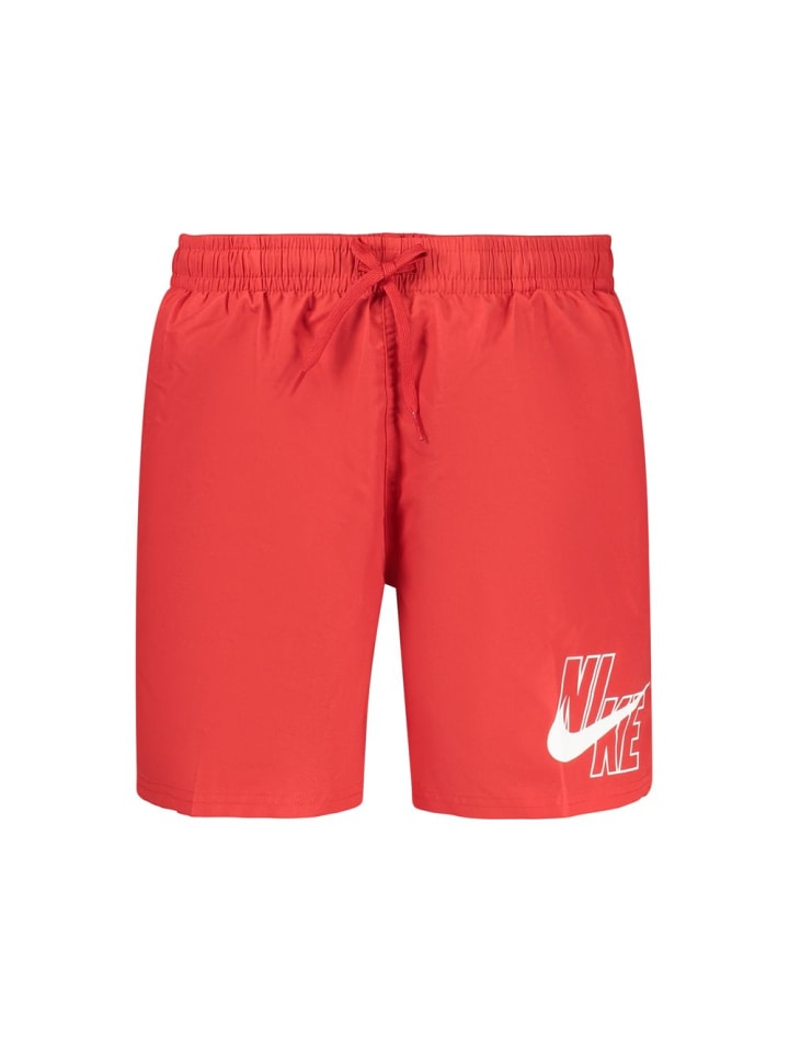 Rot Polyester Herren Badebekleidung