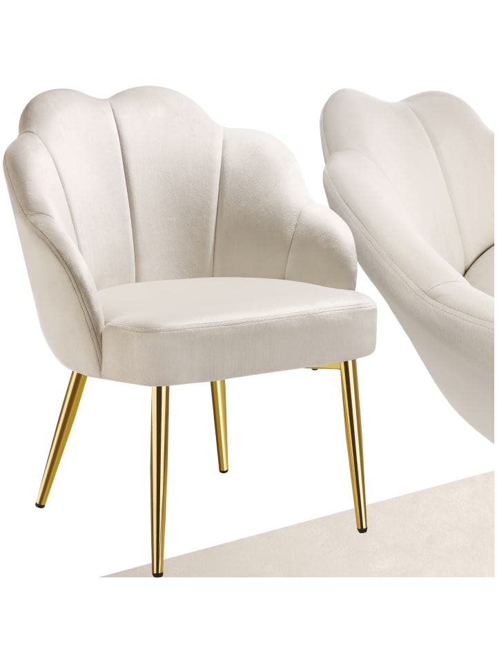 Cocktailsessel gepolstert, mit Samtbezug, gewölbte, 66 x 62 x 80,5 cm
