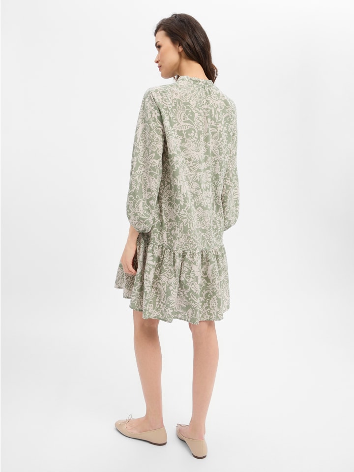 Tunikakleid in schilf beige - 0001
