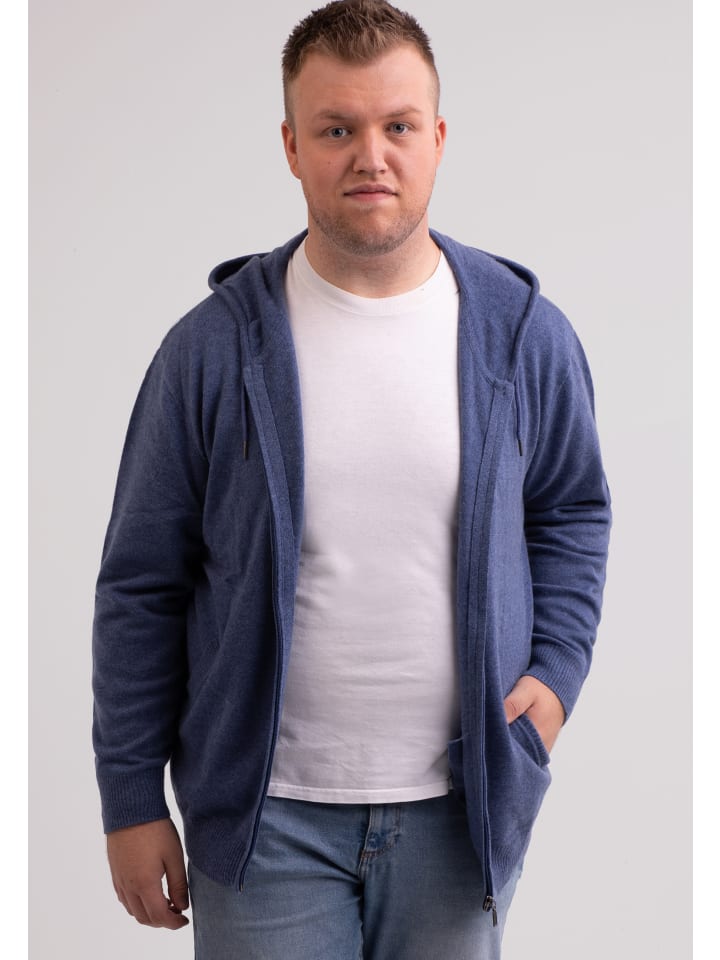 Hoodie in Jeans Blau