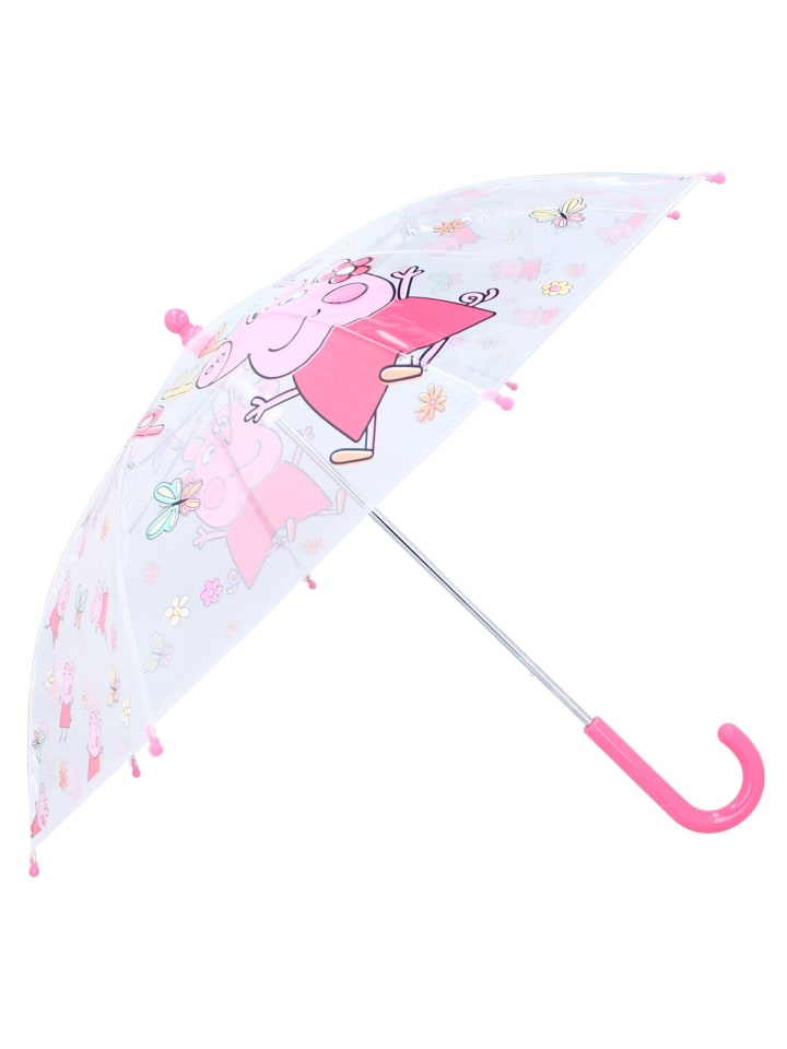 Peppa Pig Schirm Ø 71 cm – Bunter Regenschirm für Kinder in Rosa