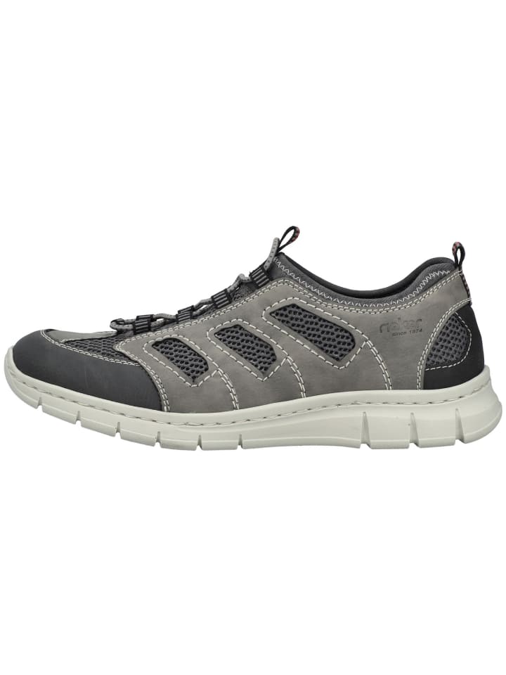 Schnürschuh in grau