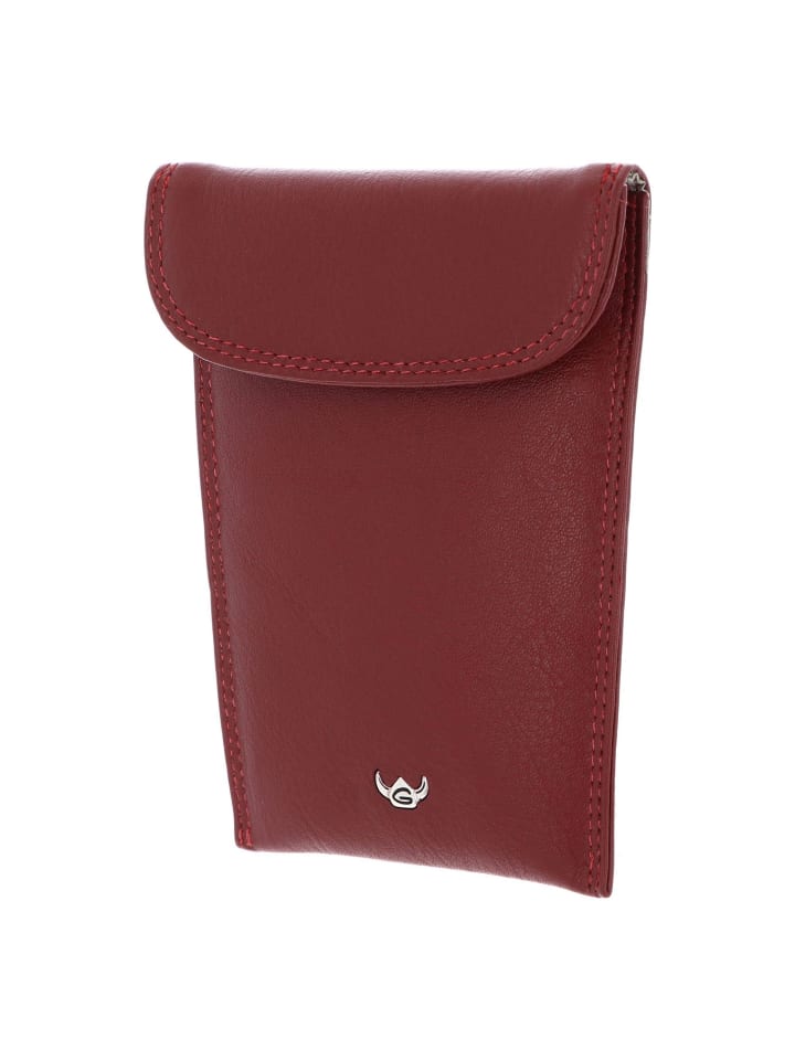Polo Schlüsseletui Leder 8.5 cm rot