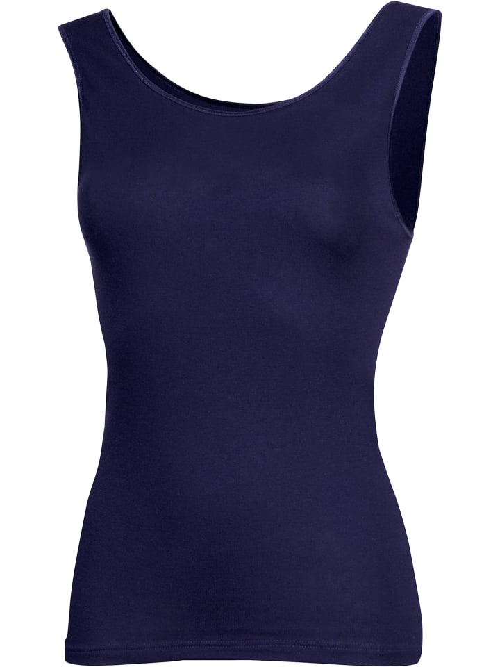 Feinripp Unterhemd in violett