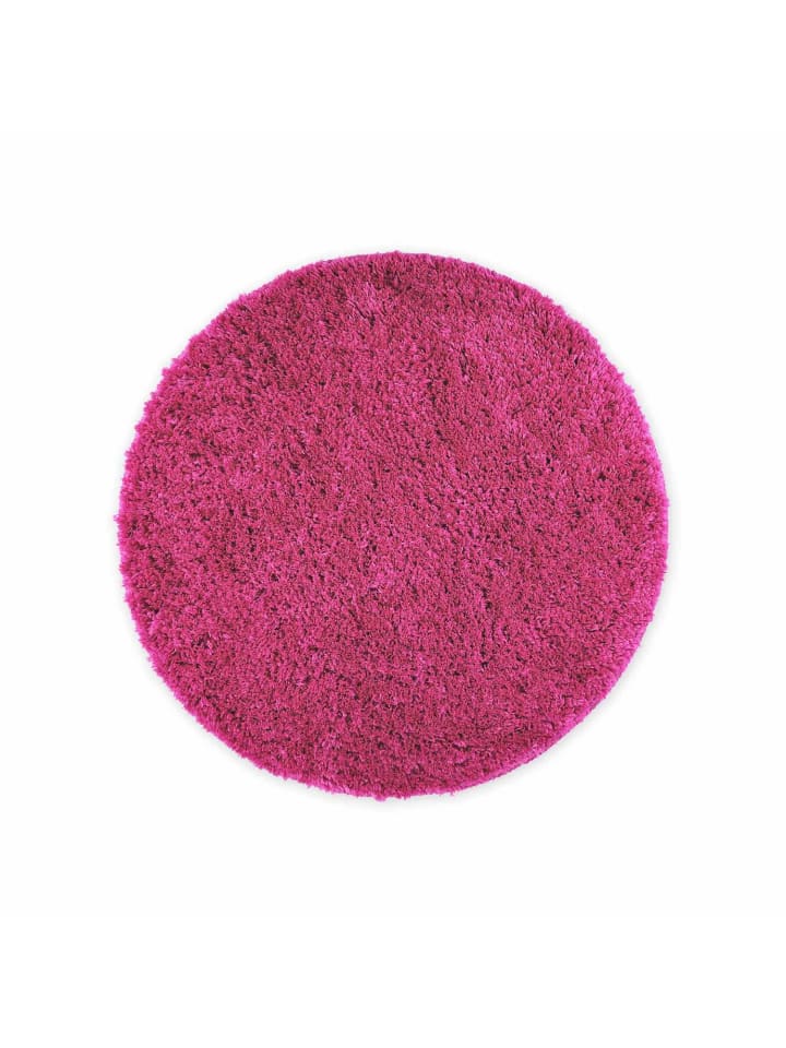 Runde Badematte Florenz in Pink