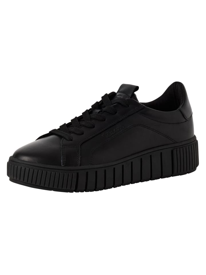 Sneaker in BLACK LEATHER