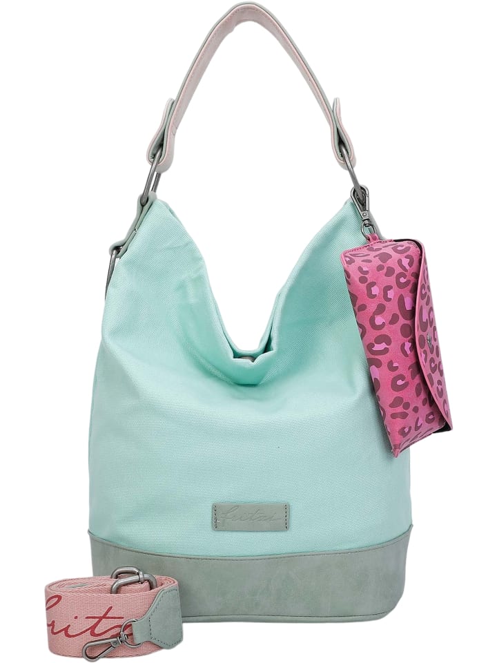 Schultertasche Izzy07 Olga in Lime