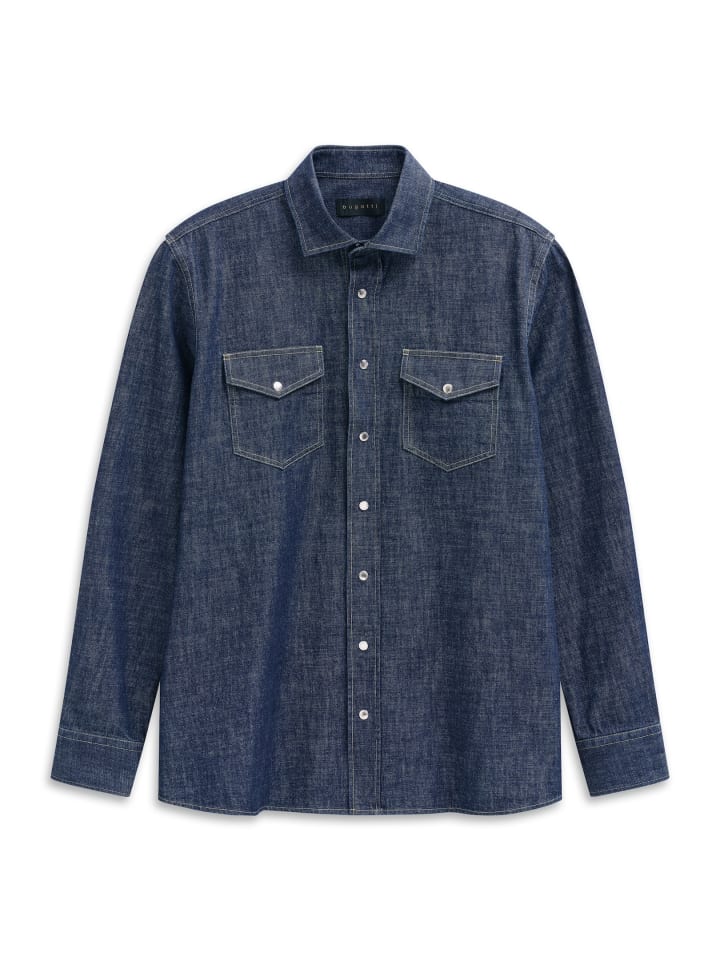 Jeanshemd in 390-marine