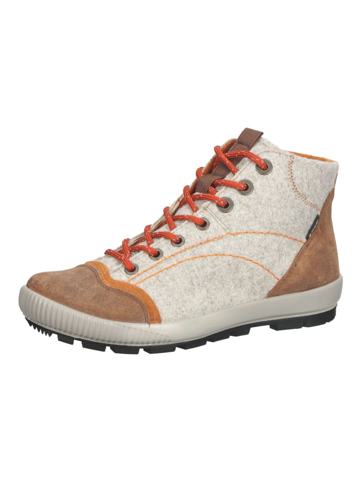 Stiefelette Beige