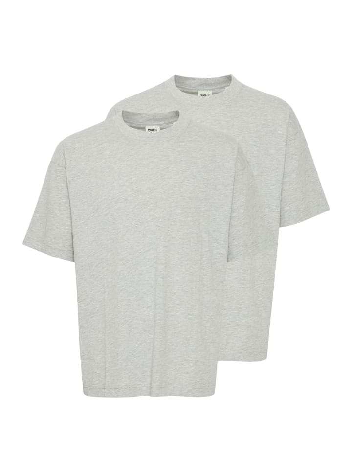 T-Shirt SDMMalle 2er-Pack in Grau