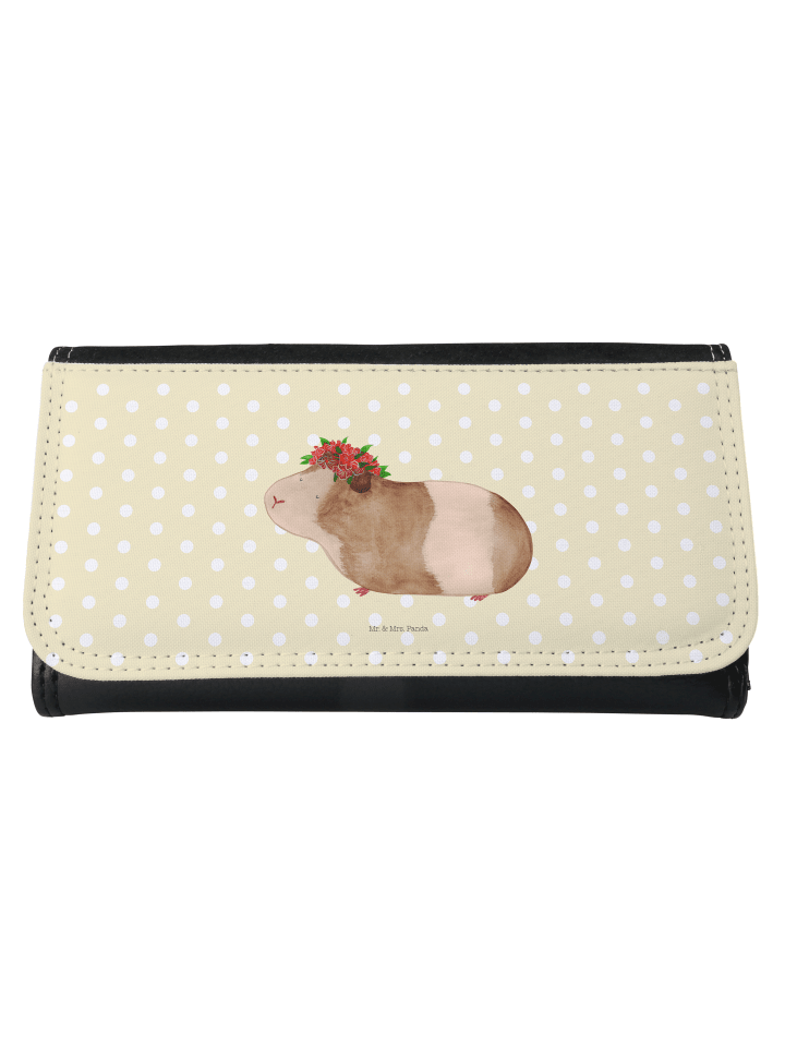 Wallet Meerschweinchen Weisheit ohne Spruch in Gelb Pastell
