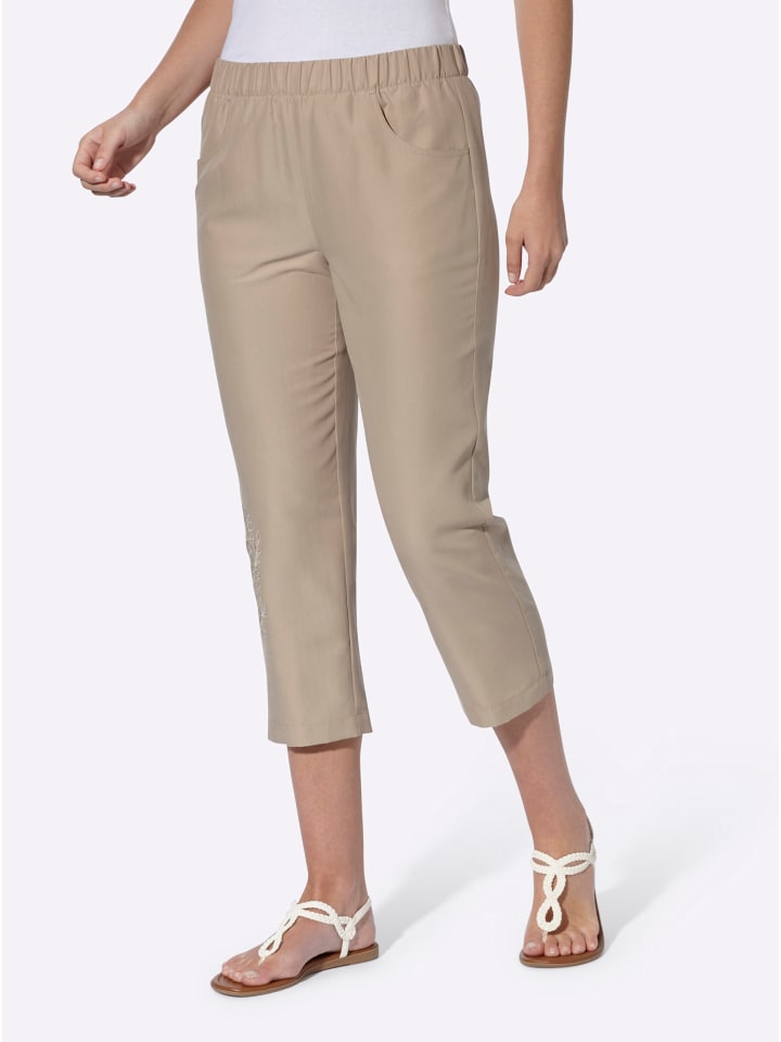 3/4-Hose in beige