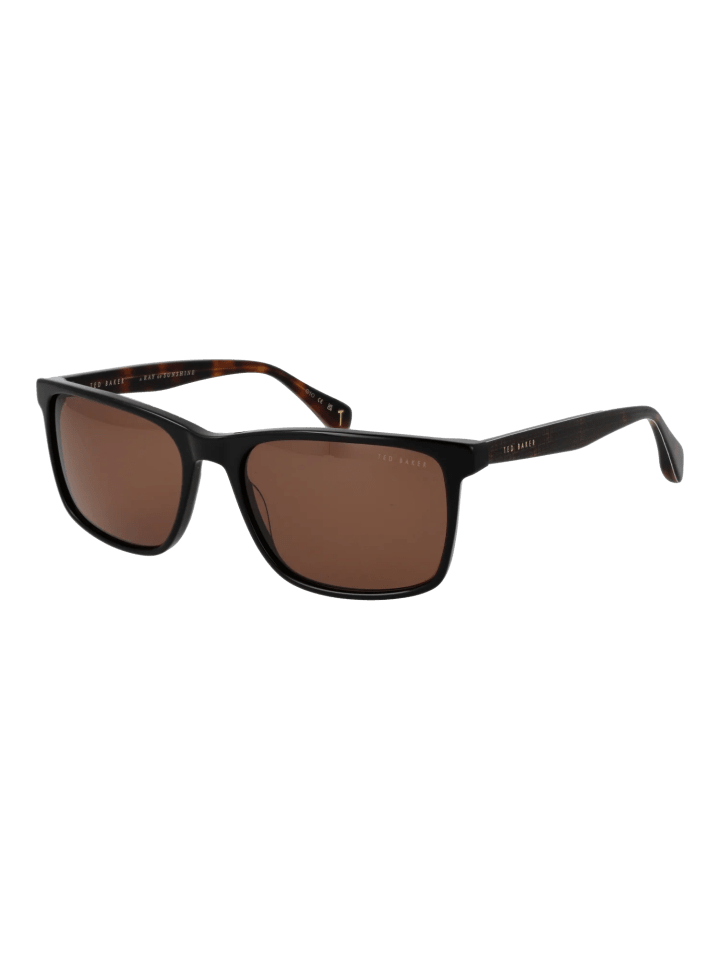 Männer Sonnenbrille Rechtwinklig Schwarz