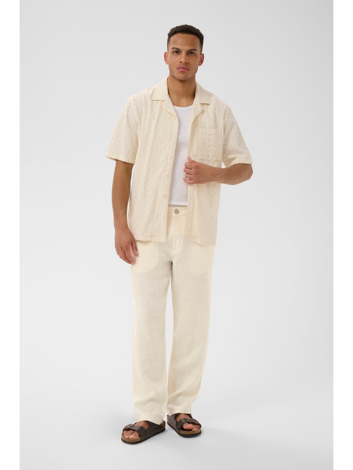 Casual Hose MAharlow Gerade Passform in Eggnog