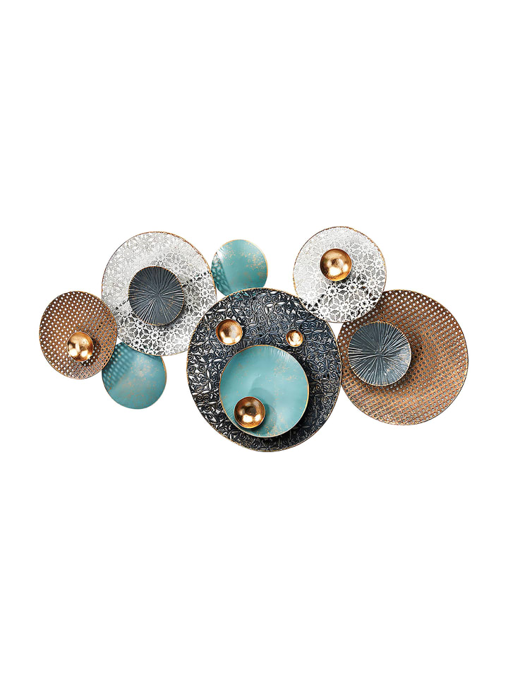 Metallbild RETRO in Bunt