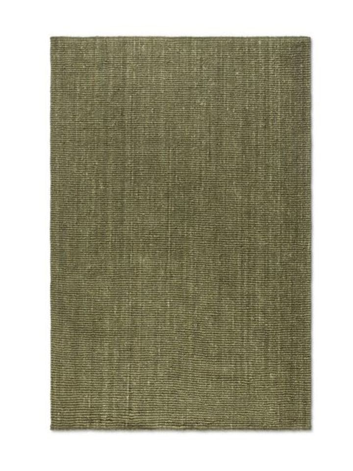 Bouclé Jute Teppich Jaipur - dschungelgrün
