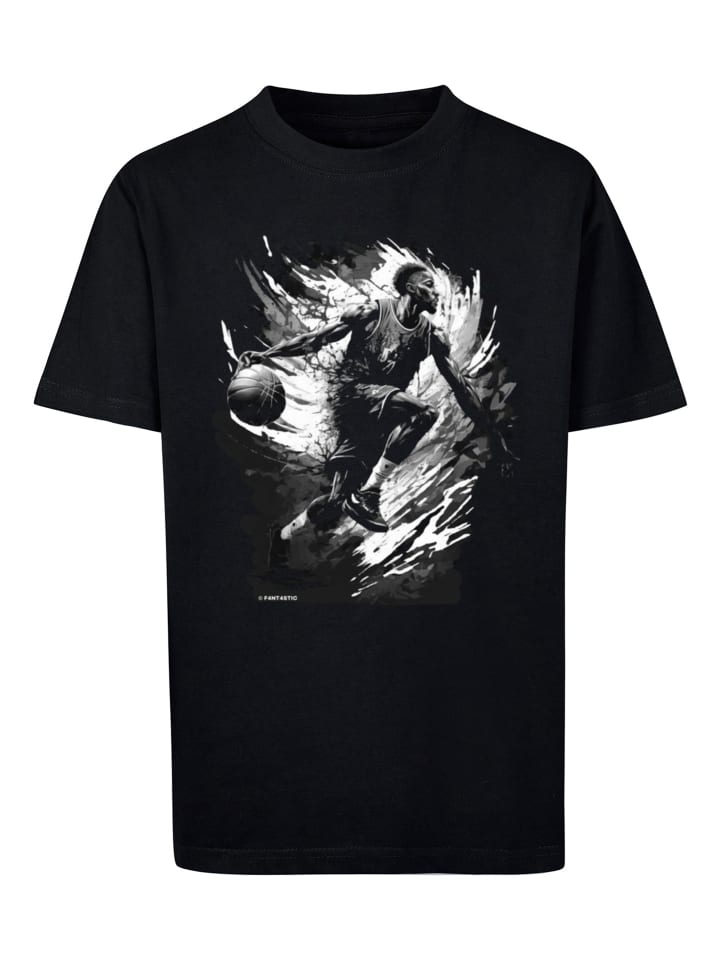 F4NT4STIC T-Shirt Basketball Splash Sport UNISEX in schwarz günstig kaufen  | limango