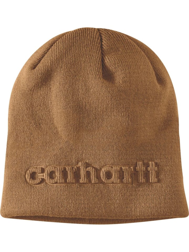 Mütze "Knit Embossed Beanie" in Braun