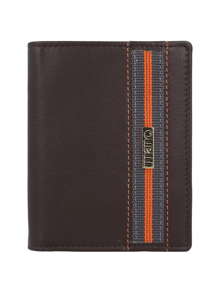 Don Leonardo Geldbörse RFID Leder 12,5 cm dunkelbraun